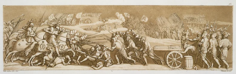 Slaget vid Melegnano, 1515, plåt 15 från 